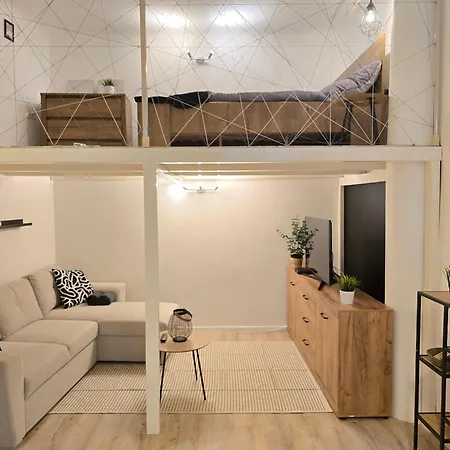 公寓 Lonyay Riverside Ac Comfort By The Danube *